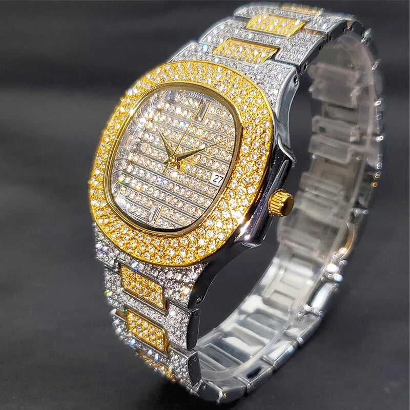 Monaco Iced Out Watch