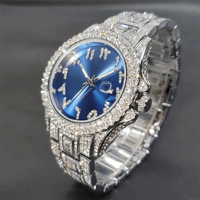 Presidential Arabic Dial Iced Out Watch