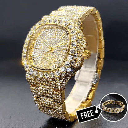 Aquilis Iced Out Watch