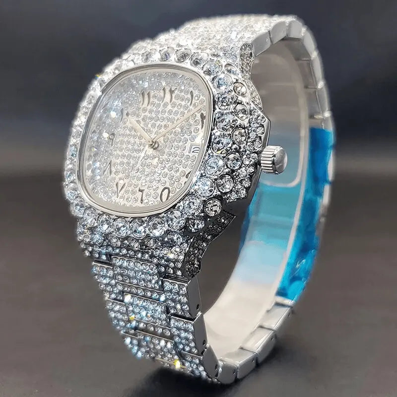 Aquilis Arabic Iced Out Watch