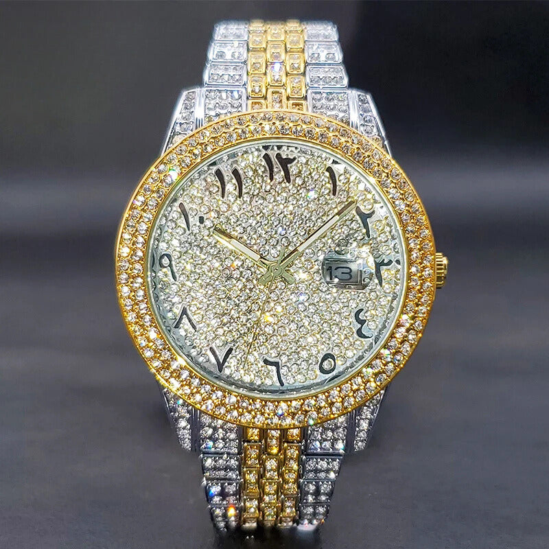 Nove Arabic Iced Out Watch