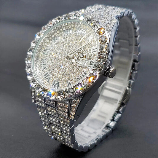 Khalil Classic Iced Out Watch