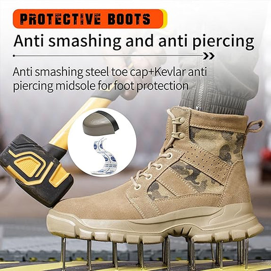 "Creed" Steel Toe Tactical Work Boot