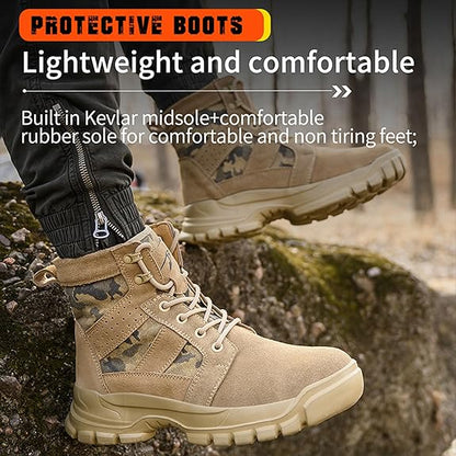 "Creed" Steel Toe Tactical Work Boot