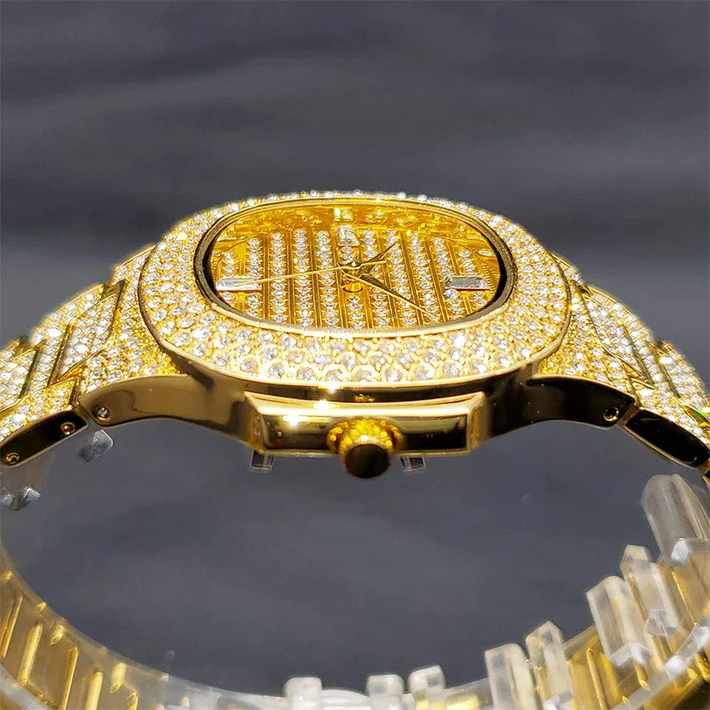 Monaco Iced Out Watch