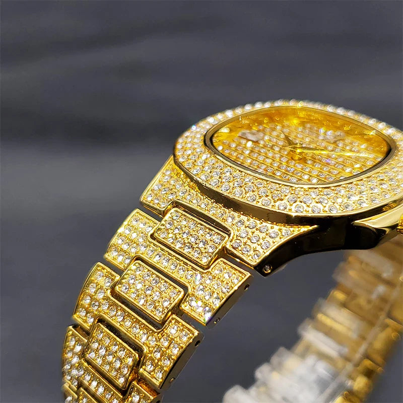 Monaco Iced Out Watch