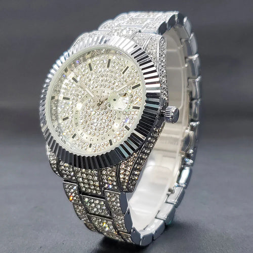 Chrono Iced Out Watch