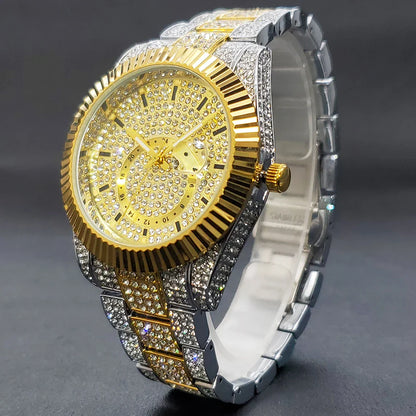 Chrono Iced Out Watch