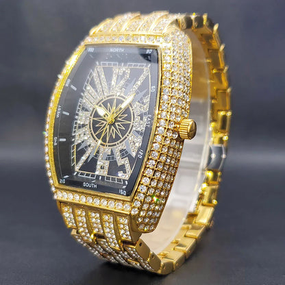 Noir Iced Out Watch