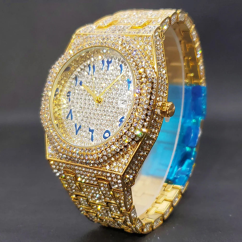 Royale Arabic Iced Out Watch