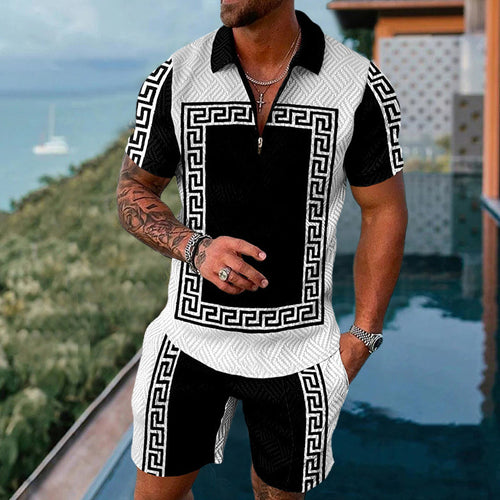 Gangland Polo Shirt And Shorts Co-Ord