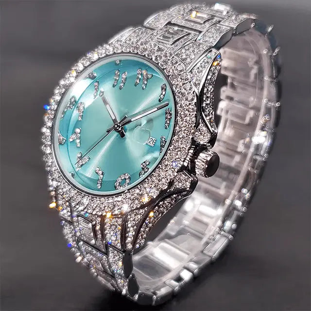 Presidential Arabic Dial Iced Out Watch