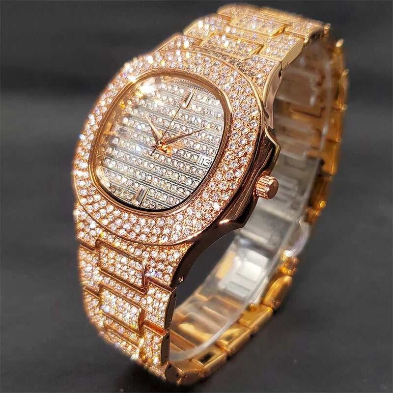 Monaco Iced Out Watch