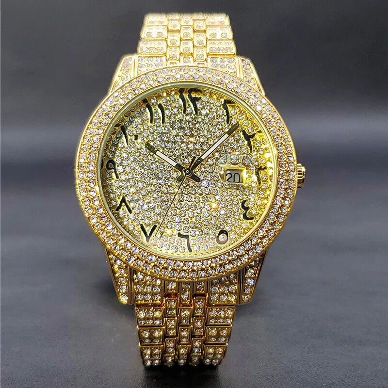 Nove Arabic Iced Out Watch