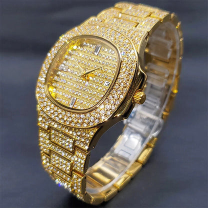 Monaco Iced Out Watch